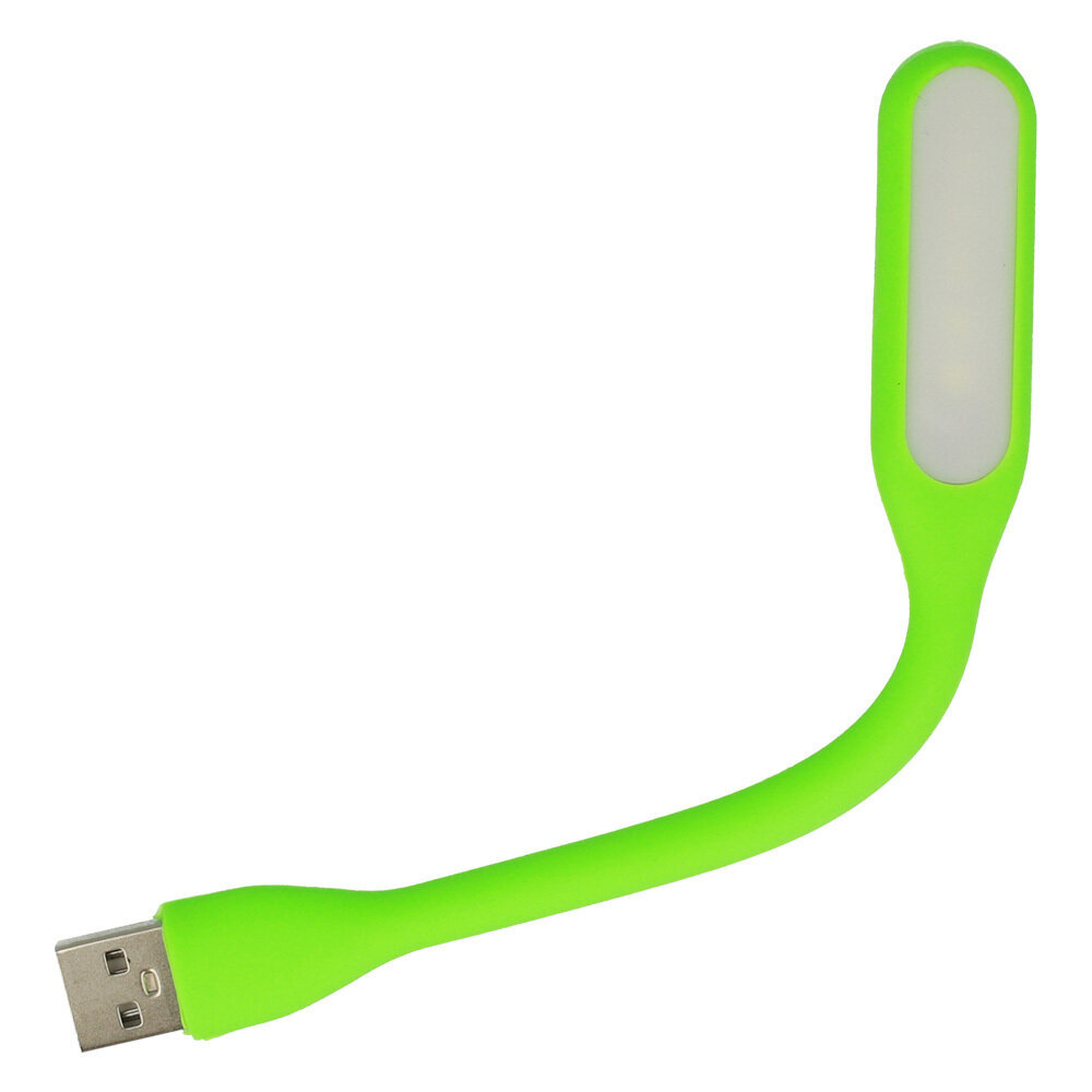 Mini LED Lamp Silicone USB Green hind ja info | Laualambid | kaup24.ee