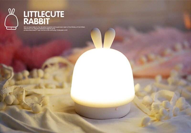 Night lamp W-008 Rabbit white hind ja info | Laualambid | kaup24.ee