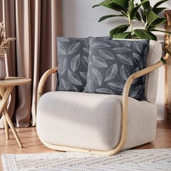 Ameliahome CUS/AH/VELVET/CALM/CHARCOAL/PIPING/45X45*2 цена и информация | Декоративные подушки и наволочки | kaup24.ee