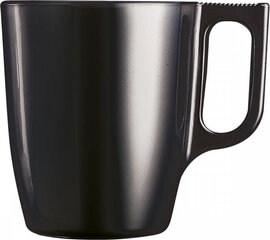 Luminarc Mug Luminarc Flashy Black 250 ml Glass (6 Units) hind ja info | Termosed, termostassid | kaup24.ee