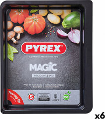 Pyrex Oven Dish Pyrex Magic Rectangular Metal 6 Units 40 x 31 cm hind ja info | Ahjuvormid ja küpsetustarvikud | kaup24.ee