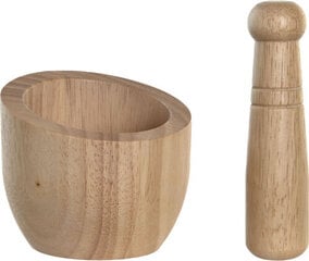 Dkd Home Decor Mortar DKD Home Decor 12 x 12 x 14,5 cm Bamboo цена и информация | Столовые и кухонные приборы | kaup24.ee