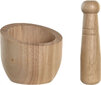 Dkd Home Decor Mortar DKD Home Decor 12 x 12 x 14,5 cm Bamboo hind ja info | Köögitarbed | kaup24.ee