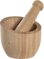 Dkd Home Decor Mortar DKD Home Decor 12 x 12 x 14,5 cm Bamboo цена и информация | Столовые и кухонные приборы | kaup24.ee