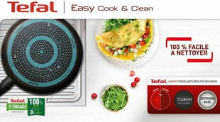 Tefal Casserole Tefal B5544602 Black Aluminium Glass Ø 24 cm hind ja info | Pannid | kaup24.ee