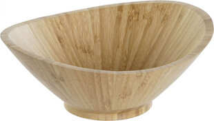 Dkd Home Decor Bowl DKD Home Decor Natural Bamboo 24,6 x 22,5 x 9,5 cm hind ja info | Lauanõud ja kööginõud | kaup24.ee