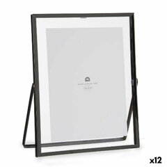 Gift Decor Photo frame Black Metal Glass Plastic 18,5 x 1 x 23 cm (12 Units) цена и информация | Рамки, фотоальбомы | kaup24.ee