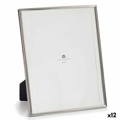 Gift Decor Photo frame Silver Crystal Steel 23 x 28 x 15 cm (12 Units) hind ja info | Pildiraamid | kaup24.ee