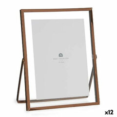 Gift Decor Photo frame Copper Metal Glass Plastic 18,5 x 1 x 23 cm (12 Units) цена и информация | Рамки, фотоальбомы | kaup24.ee