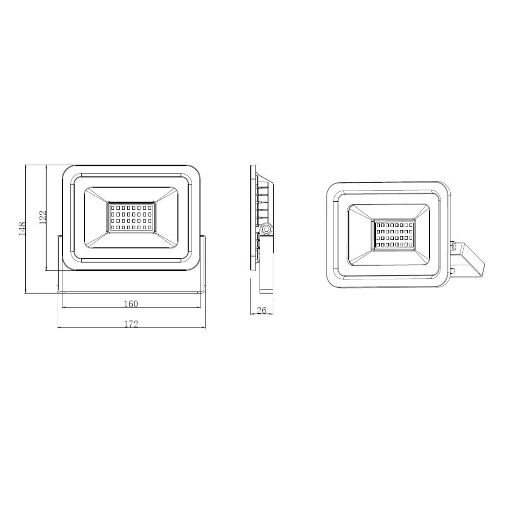 Worklight LED 2x30W 6000K with tripod Forever Light hind ja info | Rippvalgustid | kaup24.ee