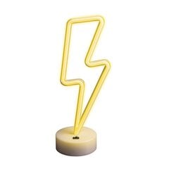 Neon LED on a stand BOLT white FSNE03 Forever Light цена и информация | Настольные лампы | kaup24.ee