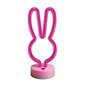 Neon LED on a stand RABBIT pink FSNE04 Forever Light hind ja info | Rippvalgustid | kaup24.ee