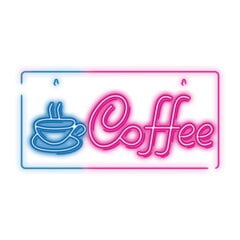 Neon PLEXI LED COFFEE pink blue NNE11 Neolia цена и информация | Люстры | kaup24.ee