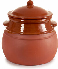 La Dehesa Casserole with Lid Baked clay 4,5 L 25 x 27 x 25 cm (2 Units) hind ja info | Ahjuvormid ja küpsetustarvikud | kaup24.ee