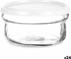 Vivalto Round Lunch Box with Lid White Plastic 415 ml 12 x 6 x 12 cm (24 Units) цена и информация | Toidu säilitusnõud | kaup24.ee