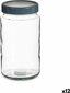 Vivalto Jar Grey polypropylene 2 L 11,5 x 21 x 11,5 cm (12 Units) цена и информация | Toidu säilitusnõud | kaup24.ee