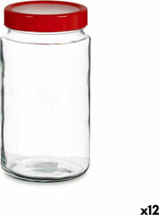 Vivalto Jar Red polypropylene 2 L 11,5 x 21 x 11,5 cm (12 Units) hind ja info | Toidu säilitusnõud | kaup24.ee