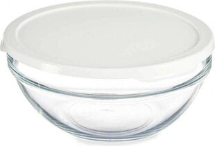 Pasabahce Round Lunch Box with Lid Chefs White 1,7 L 21 x 9 x 21 cm (4 Units) цена и информация | Посуда для хранения еды | kaup24.ee