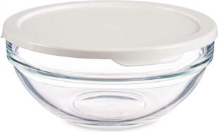 Pasabahce Round Lunch Box with Lid Chefs White 595 ml 14 x 6,3 x 14 cm (6 Units) цена и информация | Посуда для хранения еды | kaup24.ee