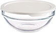 Pasabahce Round Lunch Box with Lid Chefs White 595 ml 14 x 6,3 x 14 cm (6 Units) цена и информация | Toidu säilitusnõud | kaup24.ee