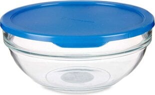 Pasabahce Round Lunch Box with Lid Chefs Blue 1,135 L 17,2 x 7,6 x 17,2 cm (4 Units) цена и информация | Посуда для хранения еды | kaup24.ee