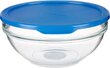 Pasabahce Round Lunch Box with Lid Chefs Blue 1,135 L 17,2 x 7,6 x 17,2 cm (4 Units) цена и информация | Toidu säilitusnõud | kaup24.ee