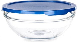 Pasabahce Round Lunch Box with Lid Chefs Blue 1,7 L 20,5 x 9 x 20,5 cm (4 Units) цена и информация | Посуда для хранения еды | kaup24.ee