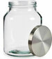 Vivalto Jar Silver Stainless steel 3 L 16 x 21,5 x 16 cm (8 Units) hind ja info | Toidu säilitusnõud | kaup24.ee