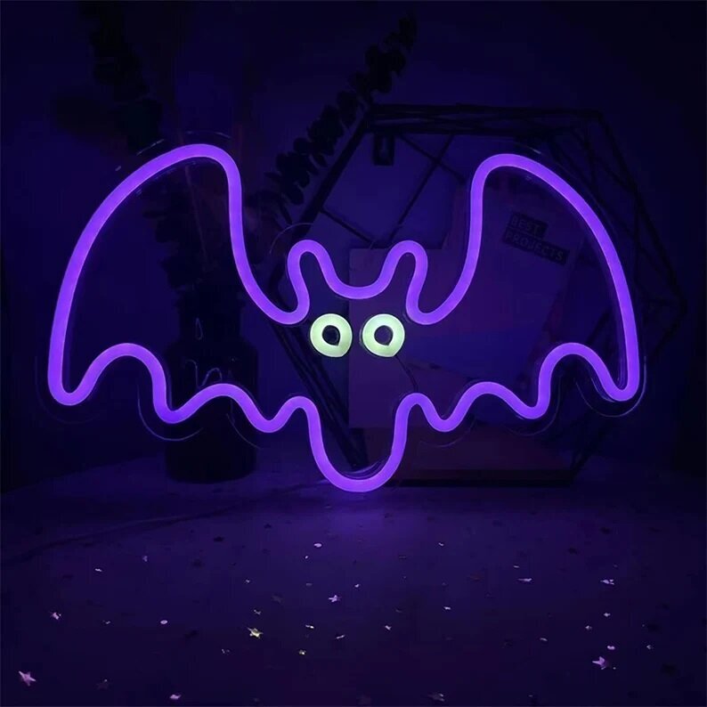 Neon PLEXI LED BAT purple NNE14 Neolia hind ja info | Rippvalgustid | kaup24.ee