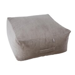 Stool HYPER 80x80cm, H30cm, grey цена и информация | Кресла-мешки и пуфы | kaup24.ee