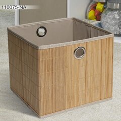 Kast MAX BAMBOO 30x30xH27cm, bambusest цена и информация | Ящики для вещей | kaup24.ee