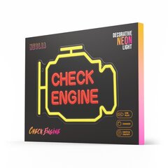 Neon PLEXI LED CHECK ENGINE yellow red NNE21 Neolia цена и информация | Люстры | kaup24.ee