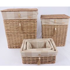 Korv WILLI STRIPE 34x25xH15cm цена и информация | Аксессуары для ванной комнаты | kaup24.ee