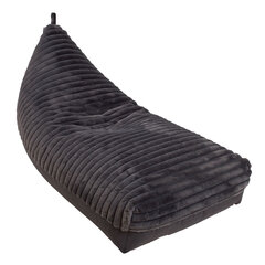 Bean bag FJORD 130x80x20/70cm dark grey цена и информация | Кресла-мешки и пуфы | kaup24.ee