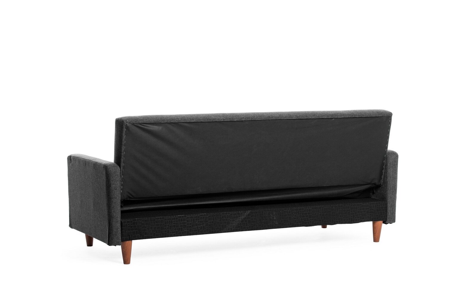 3 vietų sofa-lova Hiko - Dark Grey hind ja info | Diivanid ja diivanvoodid | kaup24.ee