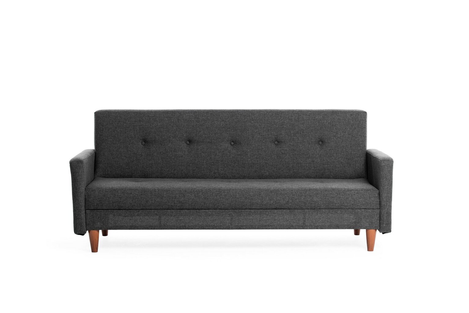 3 vietų sofa-lova Hiko - Dark Grey hind ja info | Diivanid ja diivanvoodid | kaup24.ee