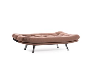 3 vietų sofa-lova Misa Small Sofabed - Light Brown hind ja info | Diivanid ja diivanvoodid | kaup24.ee