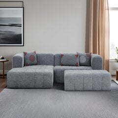 Kampinė sofa Beyza Mini Left - Grey hind ja info | Nurgadiivanid ja nurgadiivanvoodid | kaup24.ee