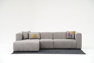 Kampinė sofa Beyza Left - Light Grey hind ja info | Nurgadiivanid ja nurgadiivanvoodid | kaup24.ee