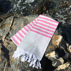 Fouta (paplūdimio rankšluostis) Serenade - Fuchsia hind ja info | Rätikud, saunalinad | kaup24.ee