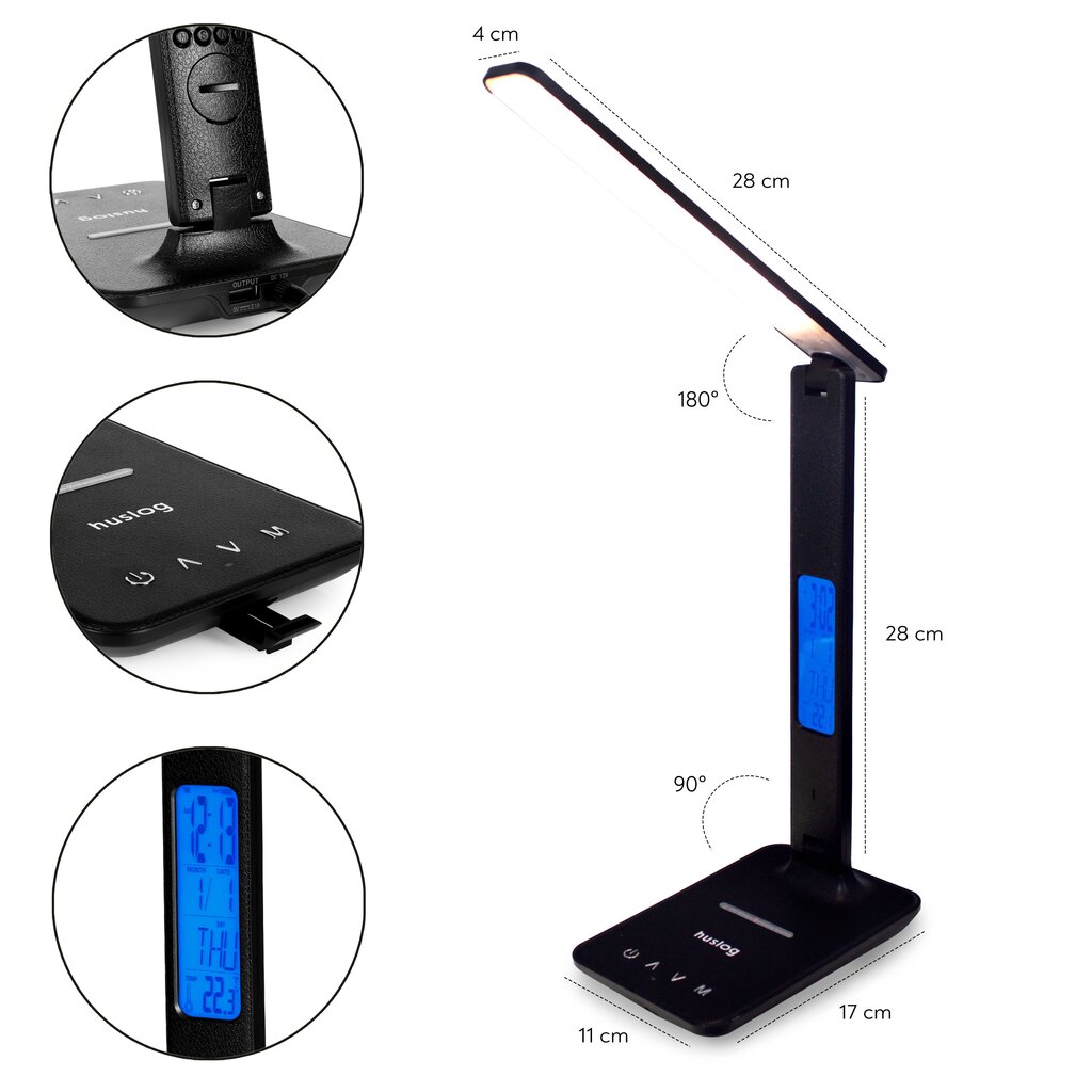 Huslog lamp with wireress charger OW-3912 hind ja info | Rippvalgustid | kaup24.ee