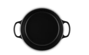 Le Creuset Signature Roaster round 22cm black Schwarz (21177220000430) hind ja info | Pannid | kaup24.ee