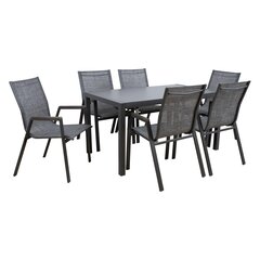 Garden furniture set DELGADO table and 6 chairs цена и информация | Комплекты уличной мебели | kaup24.ee