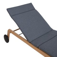 Deck chair SUEZ grey цена и информация | Шезлонги | kaup24.ee