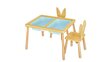 Vaiko stalo rinkinys Table and 2 Chairs - Blue hind ja info | Laste lauad ja toolid | kaup24.ee