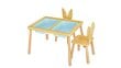 Vaiko stalo rinkinys Table and 2 Chairs - Blue hind ja info | Laste lauad ja toolid | kaup24.ee