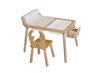 Vaiko stalo rinkinys Roll and Chair - White hind ja info | Laste lauad ja toolid | kaup24.ee