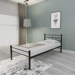 Viena lova K70 - Black (90 x 200) цена и информация | Кровати | kaup24.ee