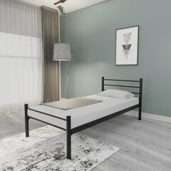 Viena lova K10 - Black (90 x 200) цена и информация | Кровати | kaup24.ee