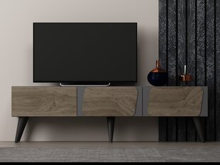 TV stalas Veas - Anthracite, Walnut hind ja info | TV alused | kaup24.ee